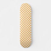 Skateboard Classic visual peach checkerboard  (Devant)