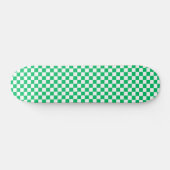 Skateboard Classique vert à carreaux (Horz)