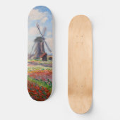 Skateboard Claude Monet - Champ de Tulipes en Hollande (Recto)