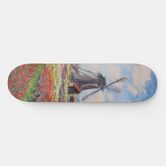 Skateboard Claude Monet - Champ de Tulipes en Hollande (Horz)