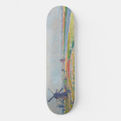 Skateboard Claude Monet - Champs de tulipe près de La Haye (Recto)