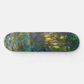 Skateboard Claude Monet - Coin d'un étang avec des Nénuphars (Horz)