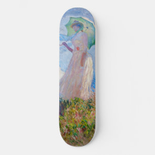 Skateboard Claude Monet - Femme à l'ombrelle tournée vers la