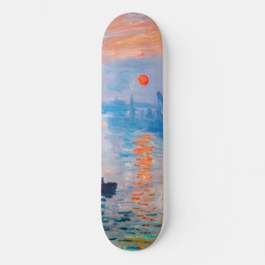 Skateboard Claude Monet - Impression, lever de soleil (Recto)