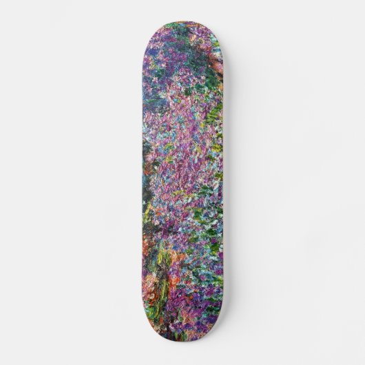 Skateboard Claude Monet : Iris dans le jardin de Monet (Recto)