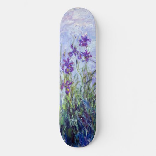 Skateboard Claude Monet - Iris Mauves / Iris Lilac (Recto)