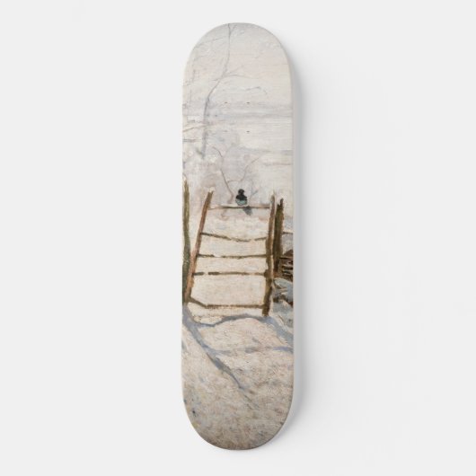 Skateboard Claude Monet - La Pie (Recto)
