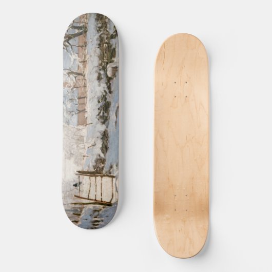 Skateboard Claude Monet - Le Magpie (Recto)