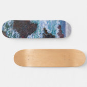 Skateboard Claude Monet - Les Rochers à Belle-Ile, Côte sauva (Horz)