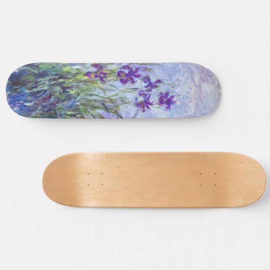 Skateboard Claude Monet - Lilac Irises / Iris Mauves (Horz)