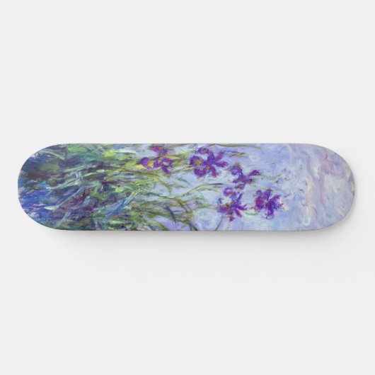 Skateboard Claude Monet - Lilac Irises / Iris Mauves (Horz)