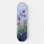 Skateboard Claude Monet - Lilac Irises / Iris Mauves (Recto)