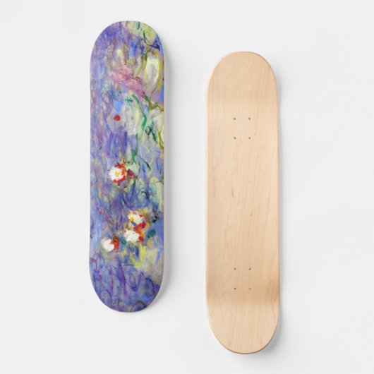 Skateboard Claude Monet - Lys d'eau (Recto)