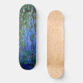 Skateboard Claude Monet - Lys d'eau avec saule plumant (Recto)