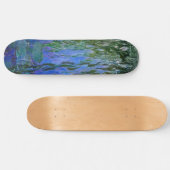 Skateboard Claude Monet - Lys d'eau avec saule plumant (Horz)