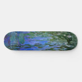 Skateboard Claude Monet - Lys d'eau avec saule plumant (Horz)