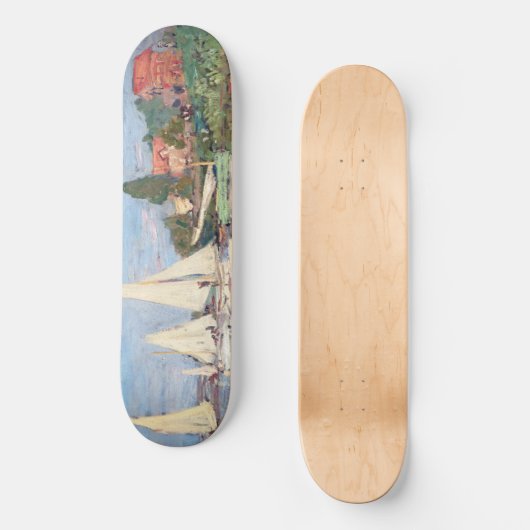 Skateboard Claude Monet - Regattas à Argenteuil (Recto)