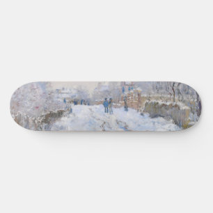 Skateboard Claude Monet - Scène de neige à Argenteuil