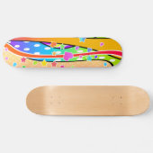 Skateboard CLAVIER REtro POP ART (Horz)