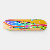 Skateboard CLAVIER REtro POP ART (Horz)