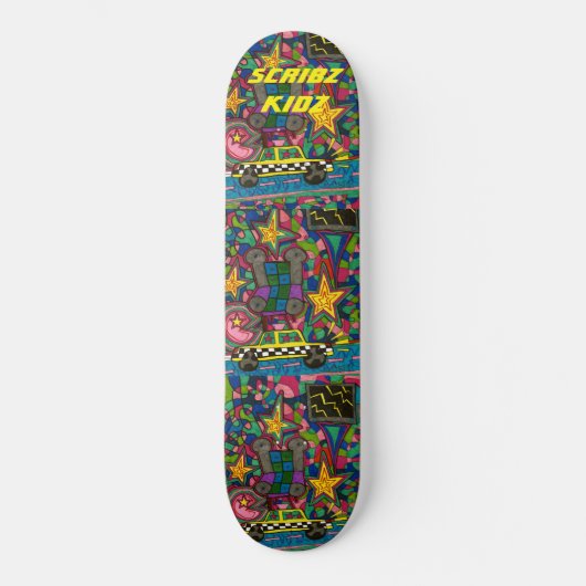 SKATEBOARD CLAVIER SCRIBZ KIDZ / JMT (Recto)