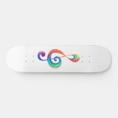Skateboard Clé arc-en-ciel (Horz)