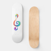 Skateboard Clé arc-en-ciel (Recto)