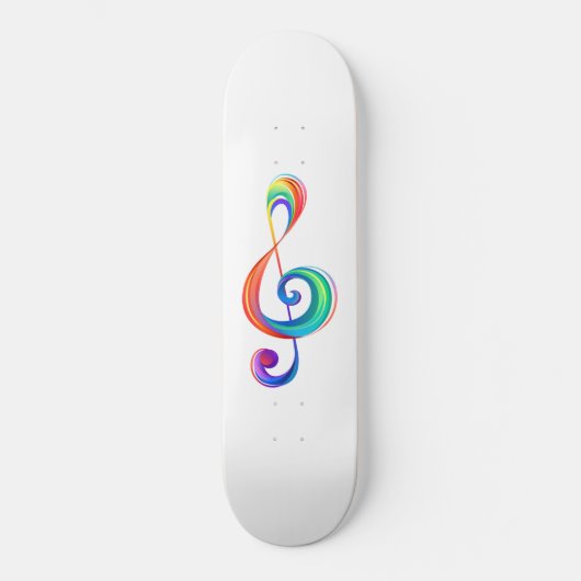 Skateboard Clé arc-en-ciel (Recto)