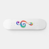 Skateboard Clé arc-en-ciel (Horz)