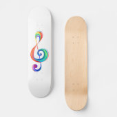 Skateboard Clé arc-en-ciel (Recto)