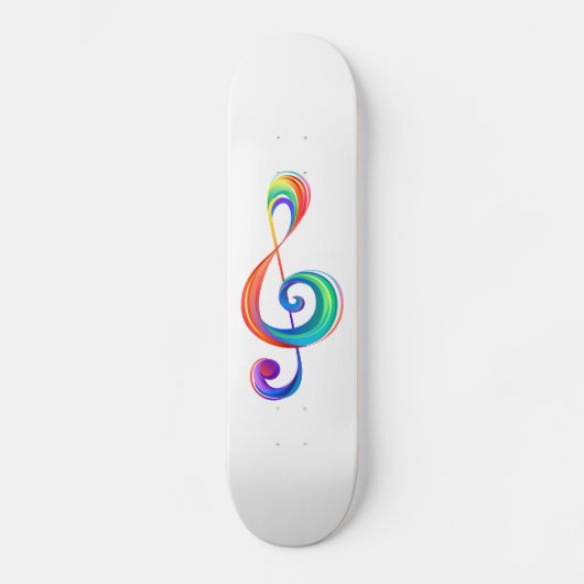 Skateboard Clé arc-en-ciel (Recto)