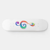 Skateboard Clé arc-en-ciel (Horz)