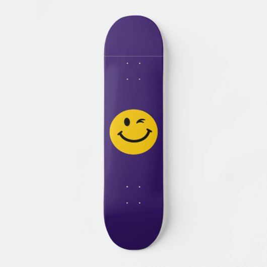 Skateboard Cligner de l'oeil le visage (Recto)