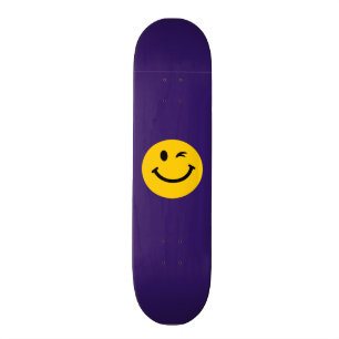 Skateboard Cligner de l'oeil le visage