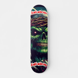 Skateboard Closeup métallique lourd inimique