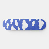 Skateboard Cloudy Blue Sky (Horz)