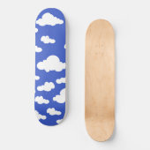 Skateboard Cloudy Blue Sky (Recto)