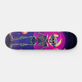 Skateboard clown à squelette (Horz)