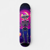 Skateboard clown à squelette (Devant)