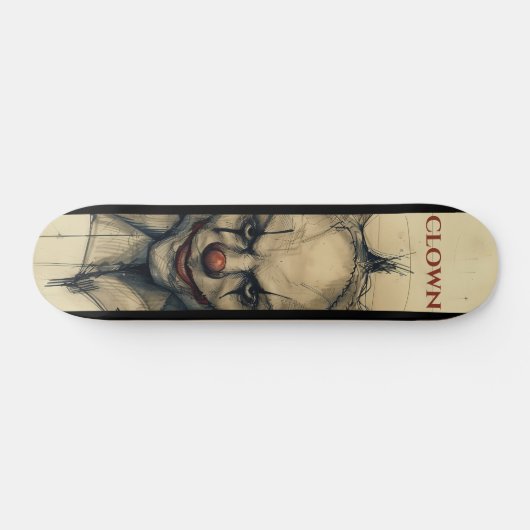 Skateboard Clown effrayant (Horz)