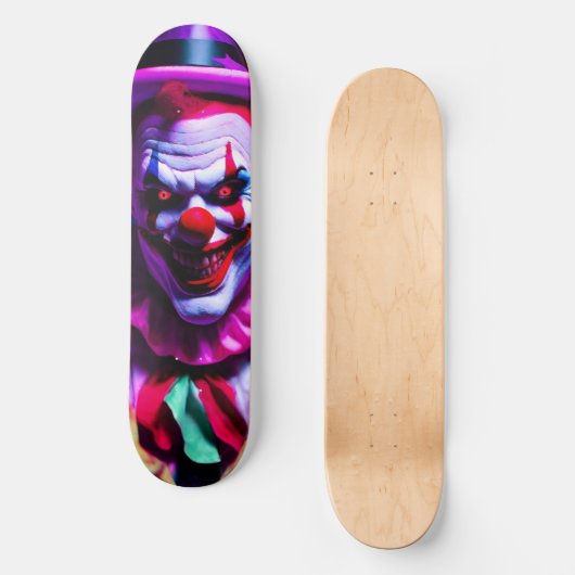 Skateboard clown effrayant (Recto)