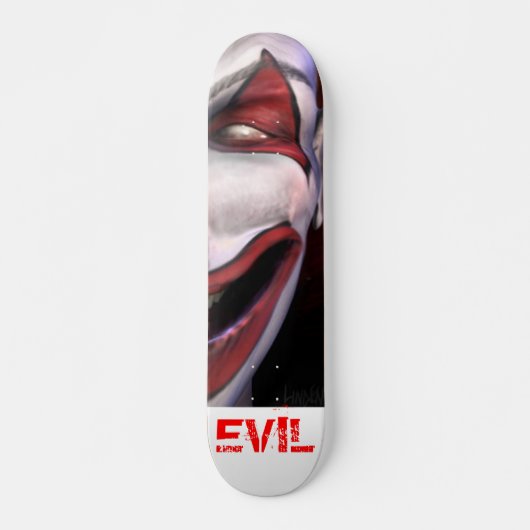 Skateboard Clown mauvais (Devant)