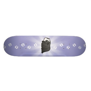 Skateboard Cobaye de bande dessinée (longs cheveux)