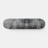 Skateboard Cobblestones gris brouillard graver l'art graphiqu (Horz)