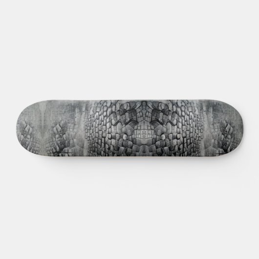 Skateboard Cobblestones gris brouillard graver l'art graphiqu (Horz)