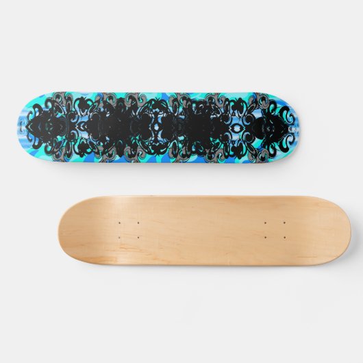 Skateboard Cobra bleu - (Horz)