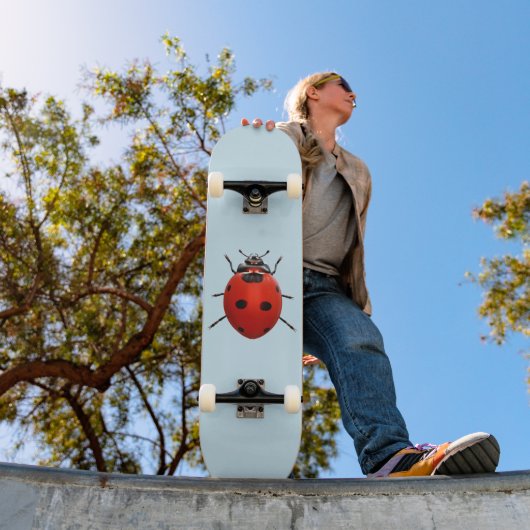 Skateboard Coccinelle Chanceuse (Extérieur 1)