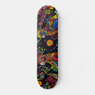 Skateboard Cockatiels - Style Autochtone - Planche à skateboa