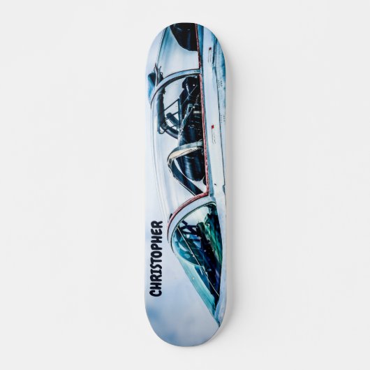 Skateboard Cockpit D'Un Avion De Combat Moderne (Devant)