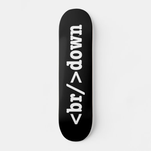 Skateboard code HTML (Recto)
